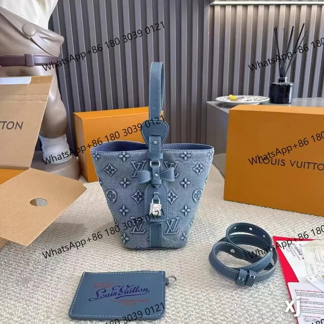 Louis Vuitton On The Go Bucket Monogram Denim