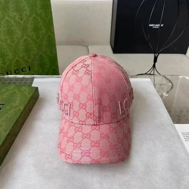 Gucci GG Logo Cap Monogram Canvas