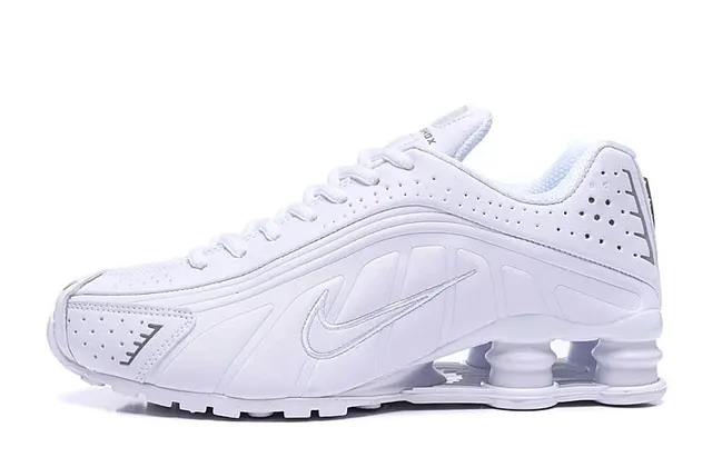 Nike Shox R4 Triple White
