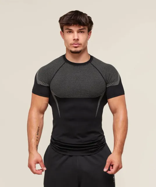 Lululemon Performance Short-Sleeve Top Mesh Panel