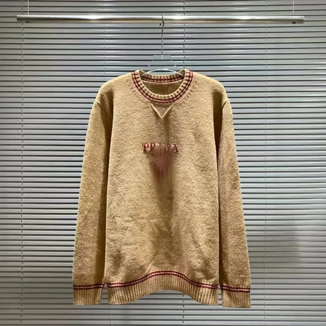Prada Knit Sweater Logo-Embroidered