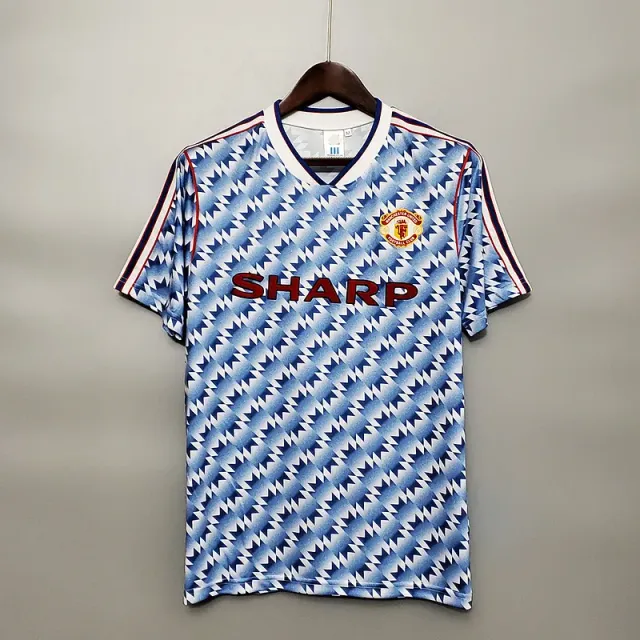 Adidas Manchester United Home Shirt 1990 Sharp Sponsor