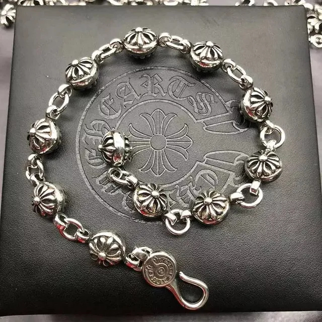 Chrome Hearts Cross Charm Chain Signature Cross Bead