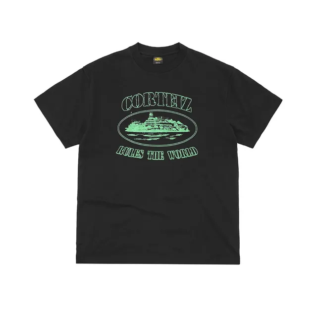 Graphic Tee Corteiz Rules the World