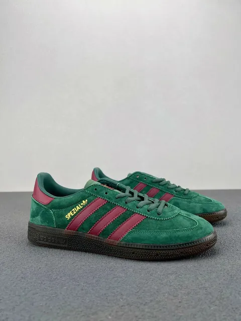 Adidas Samba Green Burgundy