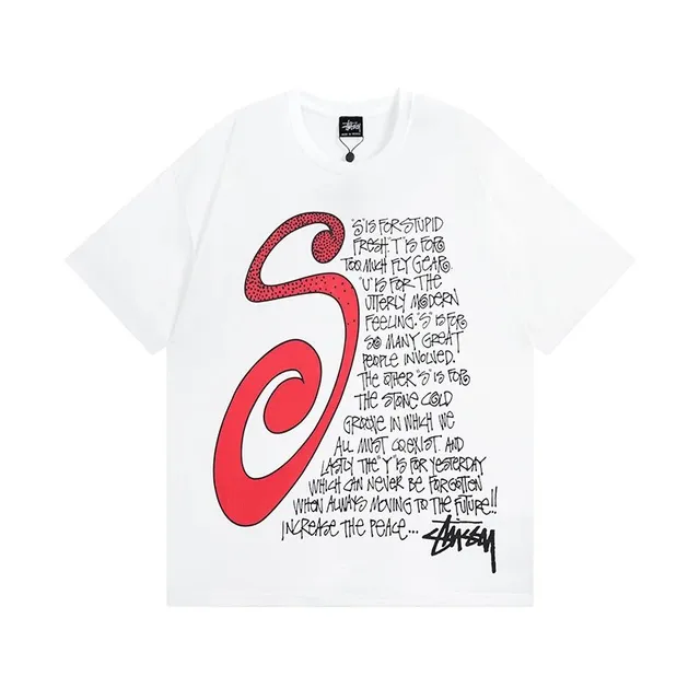 Stüssy Graphic T-Shirt S Logo Script
