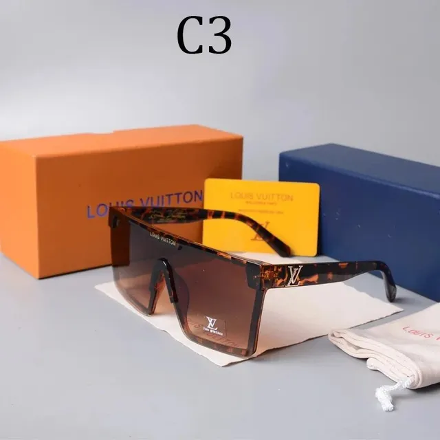 Louis Vuitton Shield Sunglasses Tortoiseshell
