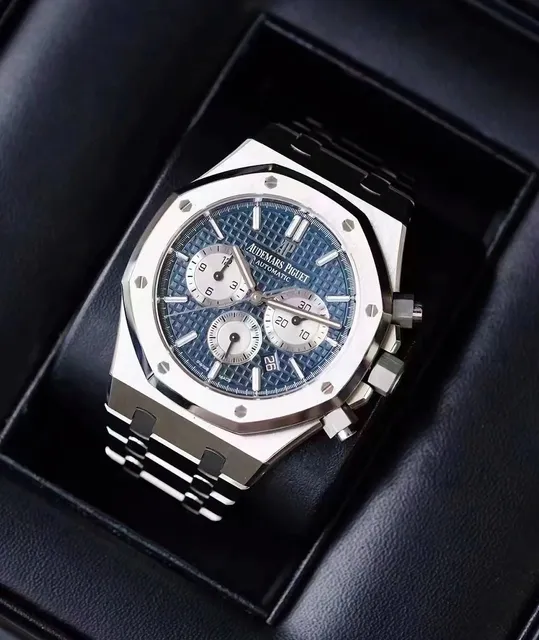 Audemars Piguet Royal Oak Chronograph Blue Tapisserie Dial