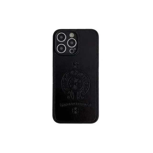 Chrome Hearts Phone Case Embossed Logo