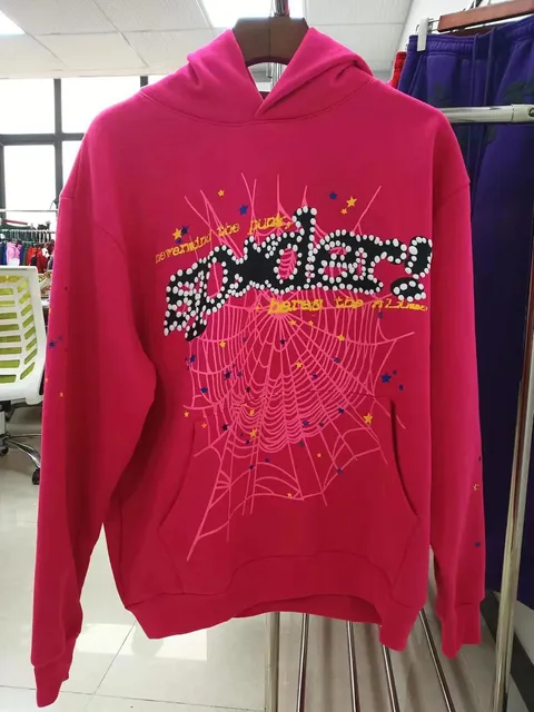 Sp5der Hoodie Spider Web Graphic