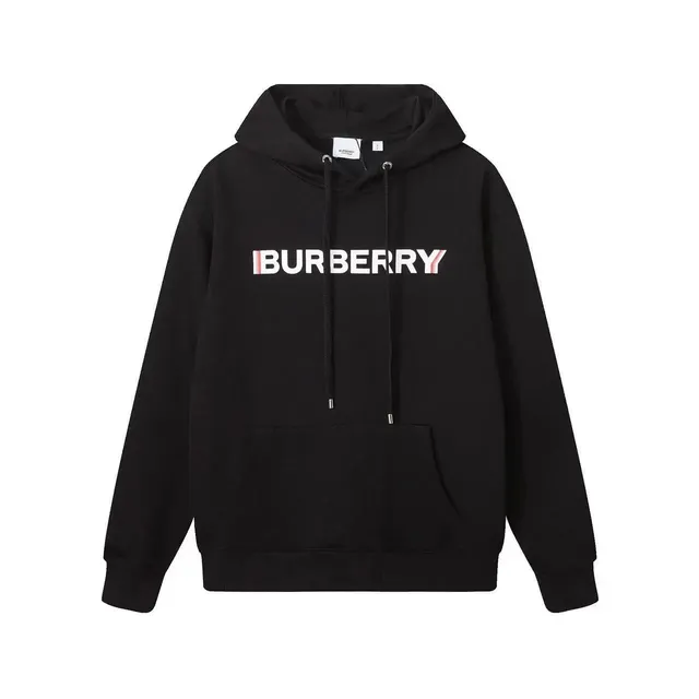 Burberry Logo Hoodie Classic Check Trim