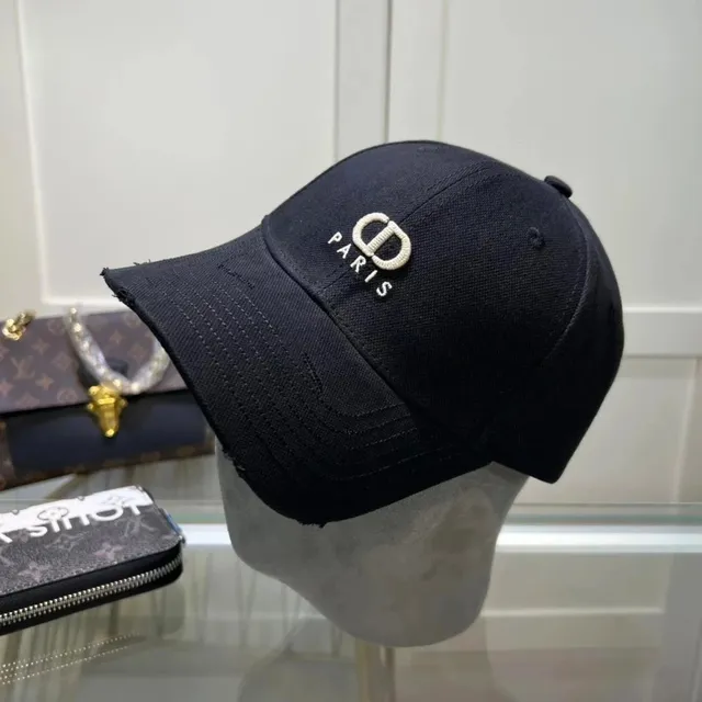 Dior Baseball Cap CD Paris Embroidered