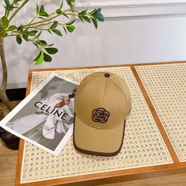 Celine Baseball Cap Rose Embroidery