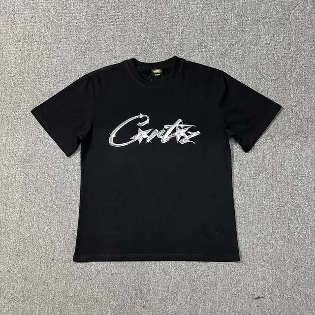 Sp5der Graphic Tee Chrome Logo