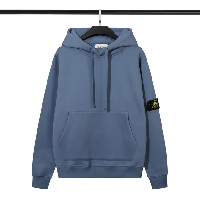 Stone Island Hooded Sweatshirt Classic Logo Patch