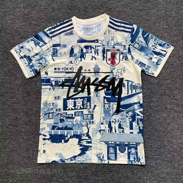 Stüssy Japan National Team Jersey Tokyo City Print