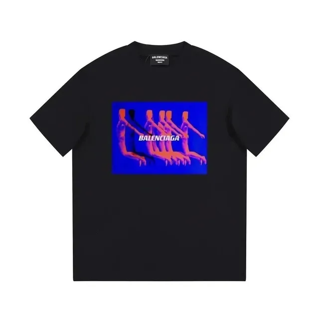 Balenciaga Graphic T-Shirt Thermal Print