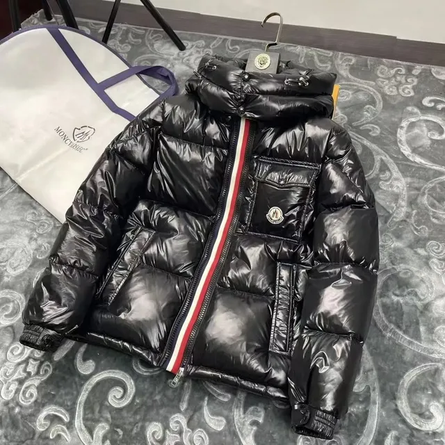 Moncler Down Jacket Logo Patch with Webbing