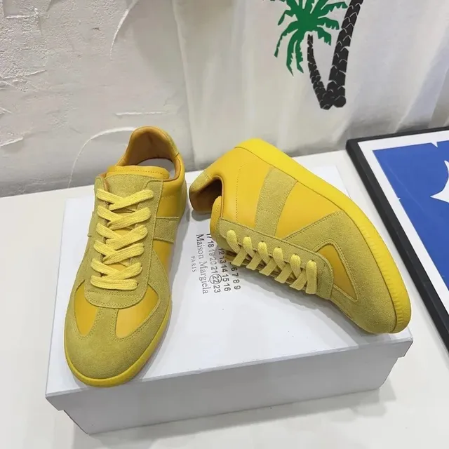 Maison Margiela Future Sneaker Yellow Suede