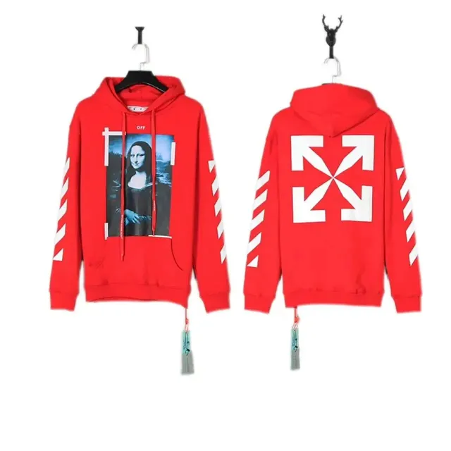 Off-White Hoodie Mona Lisa Print