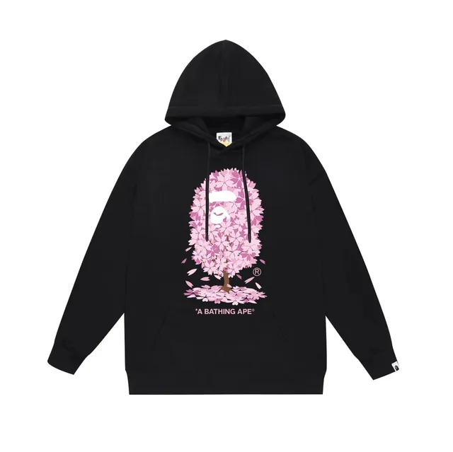 BAPE Hoodie Cherry Blossom Ape Head