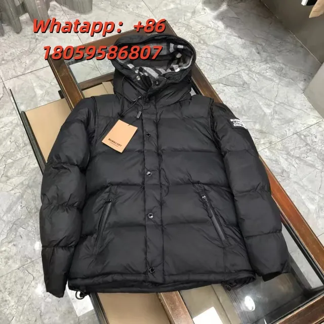 B家羽绒服可拆黑色