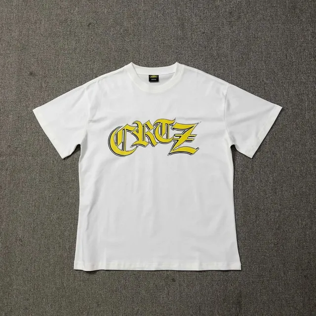 Corteiz Logo Tee CRTZ Gothic Print