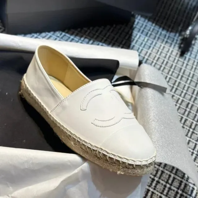 Chanel Espadrille Loafer CC Logo