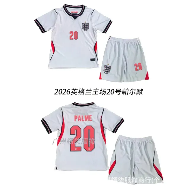 2026 england home jersey #20 palmer kit