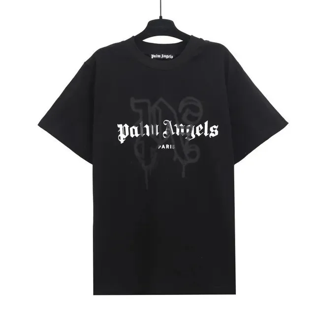 Palm Angels Graphic Tee Dripping Logo