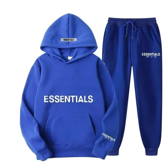 Fear of God Essentials Hoodie and Joggers Set Essentials Logo