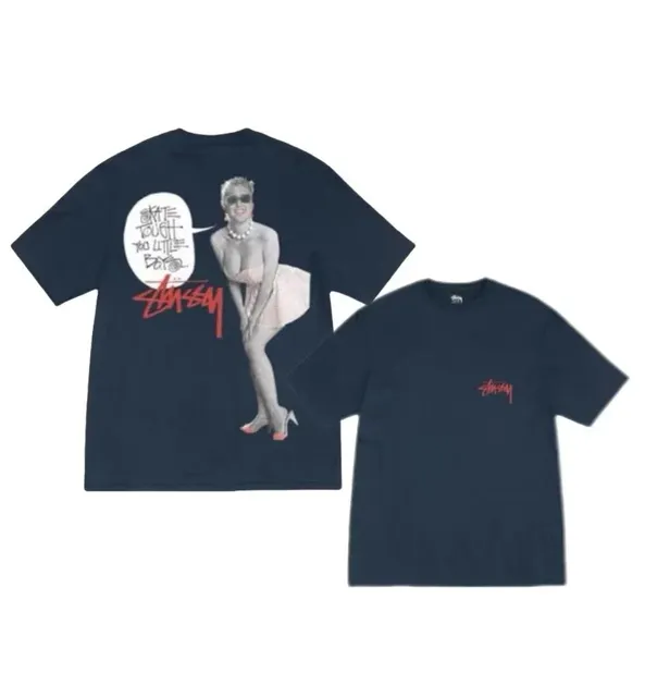 Stüssy Graphic T-Shirt Marilyn Monroe Print