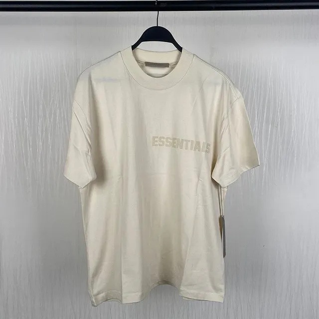 Fear of God Essentials Essentials Tee Logo Print Beige