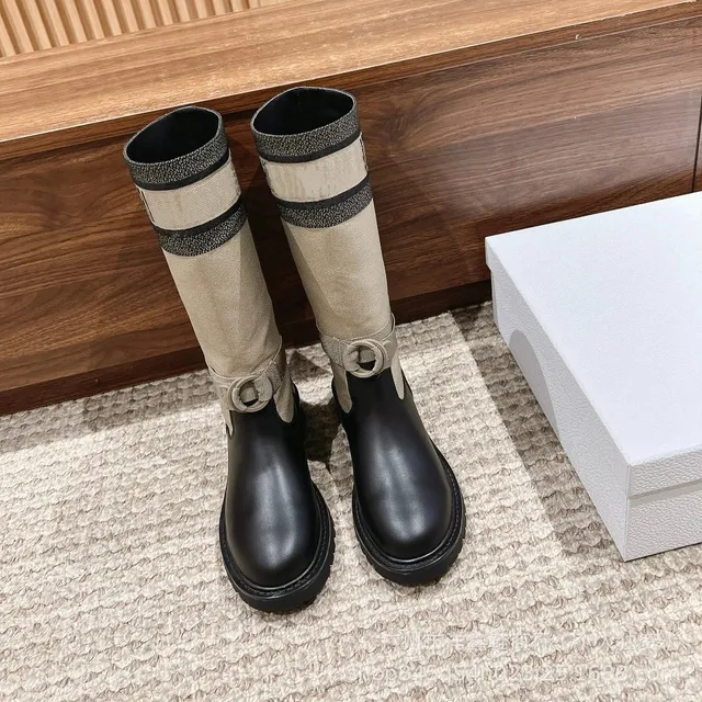 Dior B22 Boot Canvas and Leather