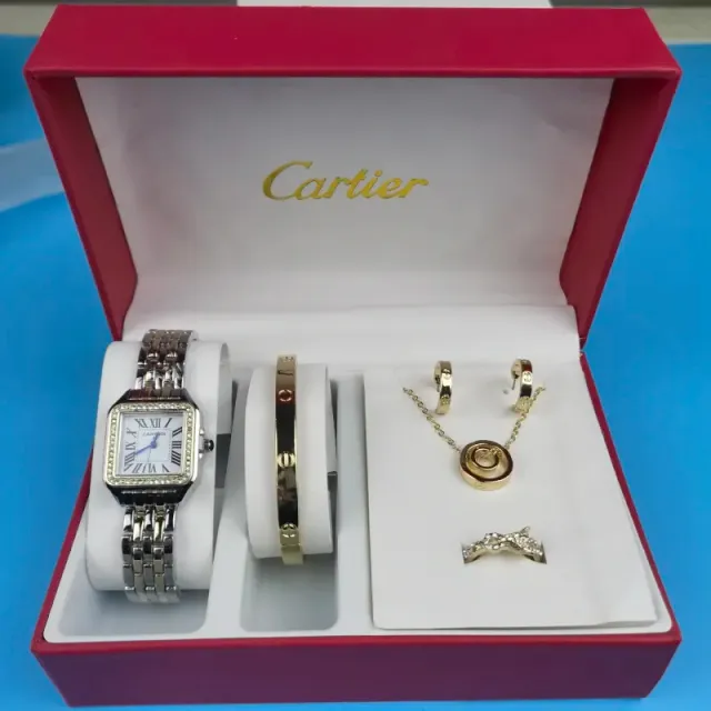 Cartier Love Set Two-Tone Diamond-Set