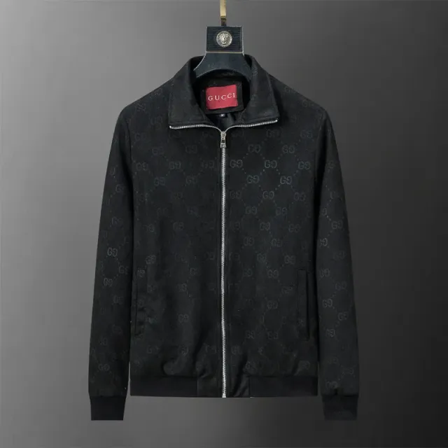 Gucci GG Jacquard Bomber Jacket Monogram Print