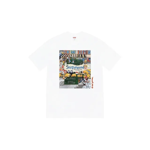 Supreme × Gallery Dept. T-Shirt Raf Simons NYC Print