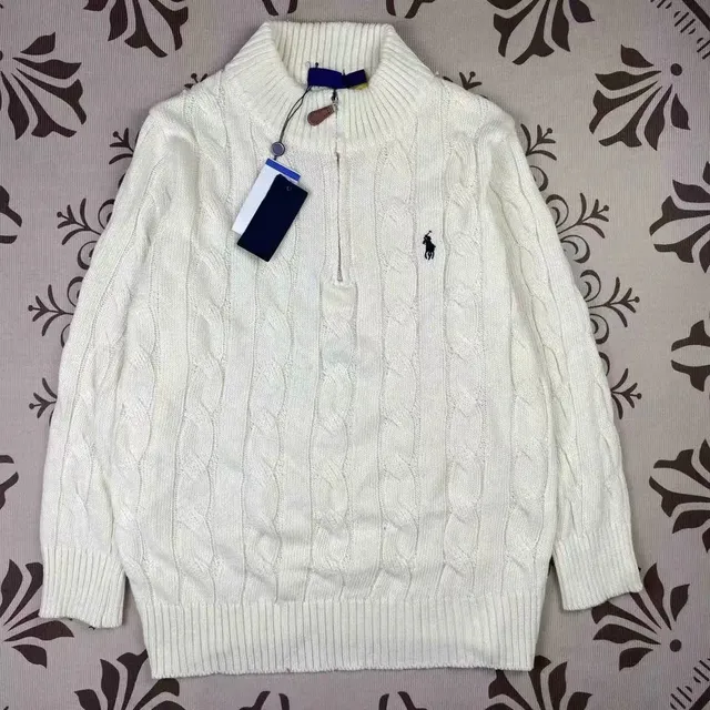 Polo Ralph Lauren Cable Knit Quarter-Zip Sweater Classic Cable