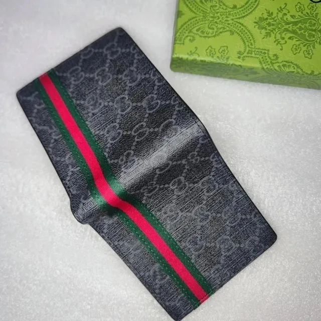 Gucci GG Marmont Wallet Web Stripe