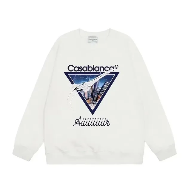 Graphic Sweatshirt Casablanca Triangle Print