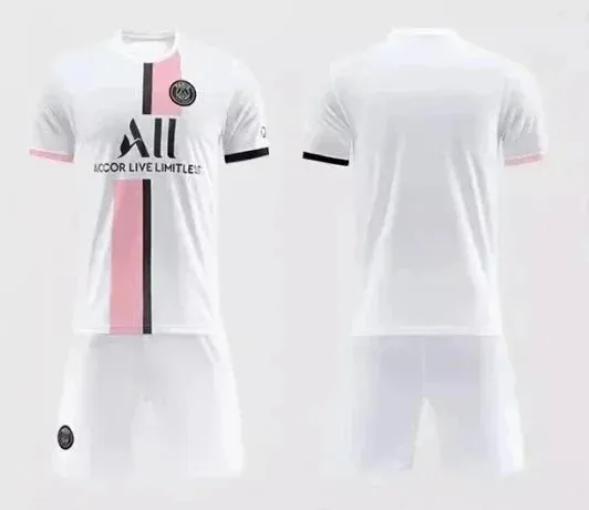 Paris Saint-Germain × Nike Home Kit 2023-24 White Pink