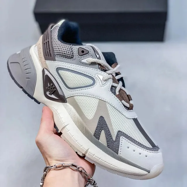 Amiri Crusher Mesh and Leather