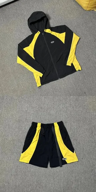 Corteiz Track Set Black Yellow Panel