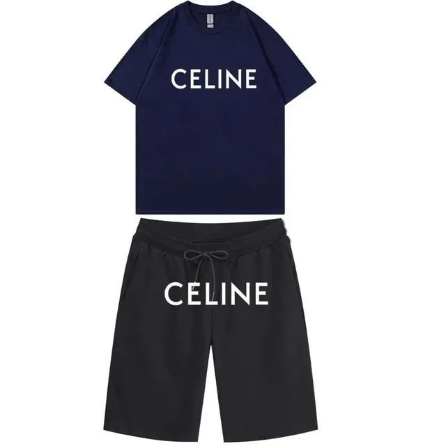 Celine Logo Set Navy and Black