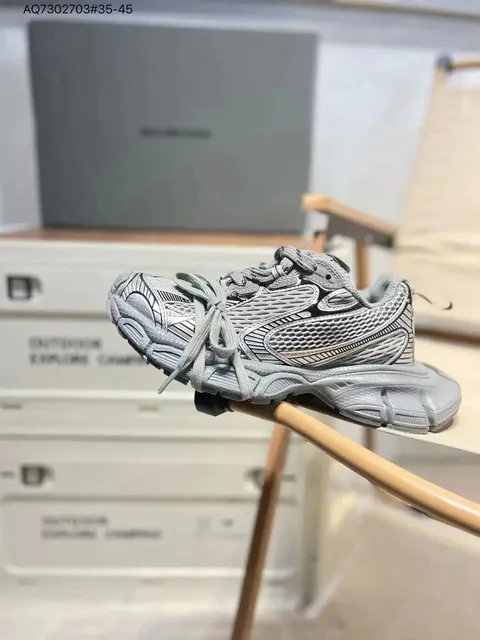 Balenciaga Triple S Grey Mesh
