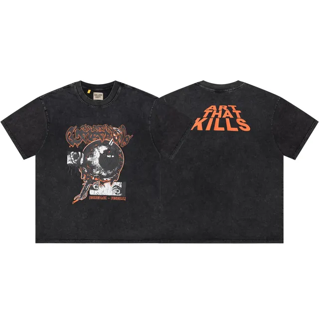 Gallery Dept. Art That Kills Tee Acid Wash Graphic