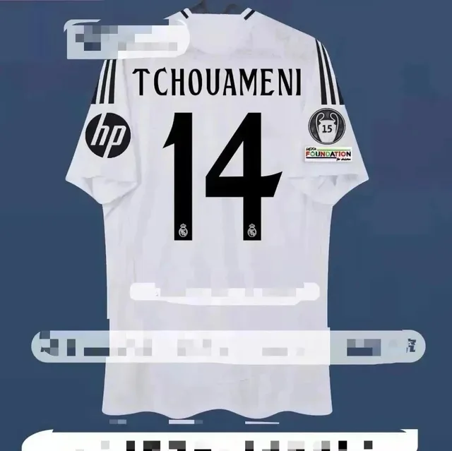 Adidas Real Madrid Home Jersey Tchouaméni #14