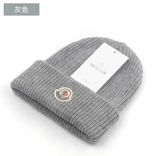 Moncler Ribbed Beanie Logo Patch