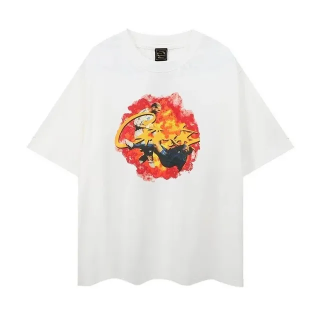 Corteiz Graphic Tee Flame Print