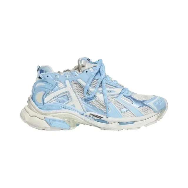 Balenciaga Triple S Light Blue Mesh